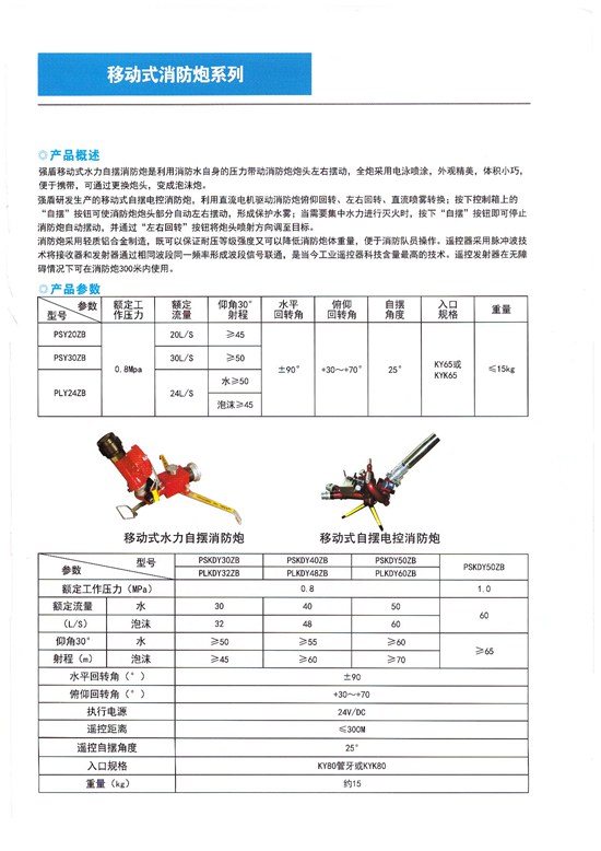 移動式消防炮系列